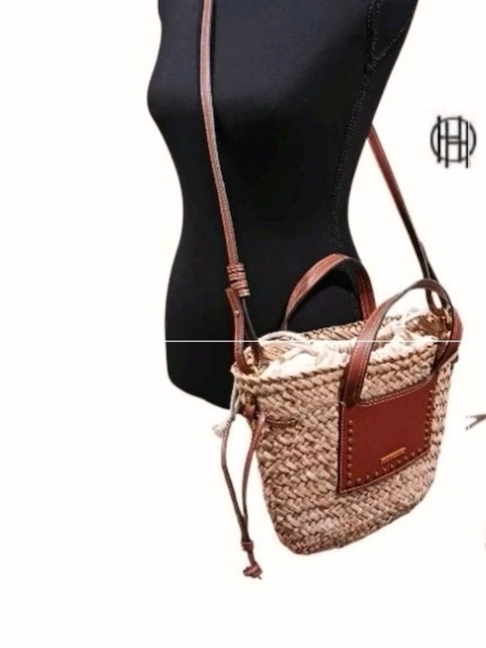 š- House of Harlow 1960- Woven Straw
Crossbody/Satchel Bag. NWT - Picture 4 of 9